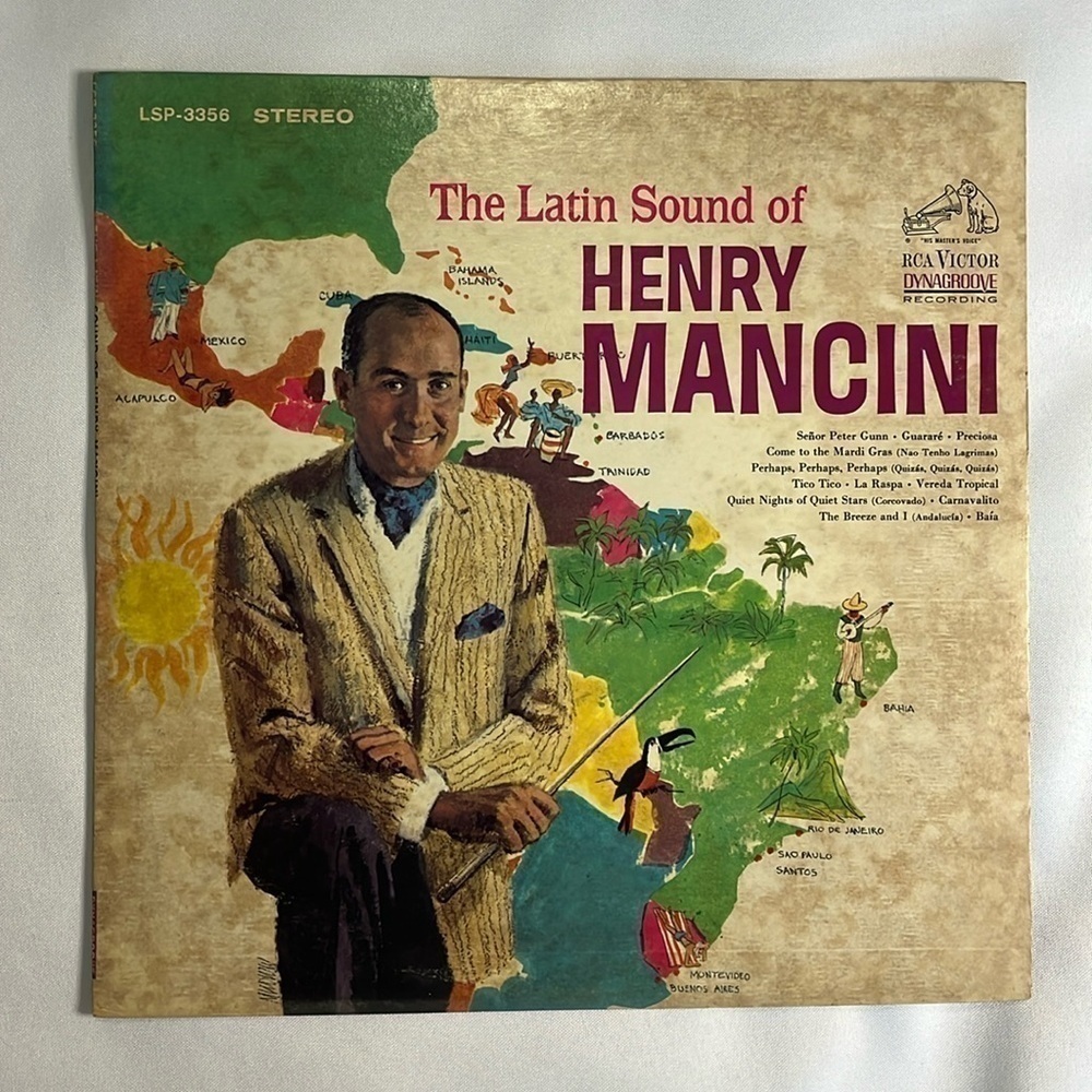 "THE LATIN SOUND OF HENRY MANCINI" VINYL RECORD ✨✨✨
